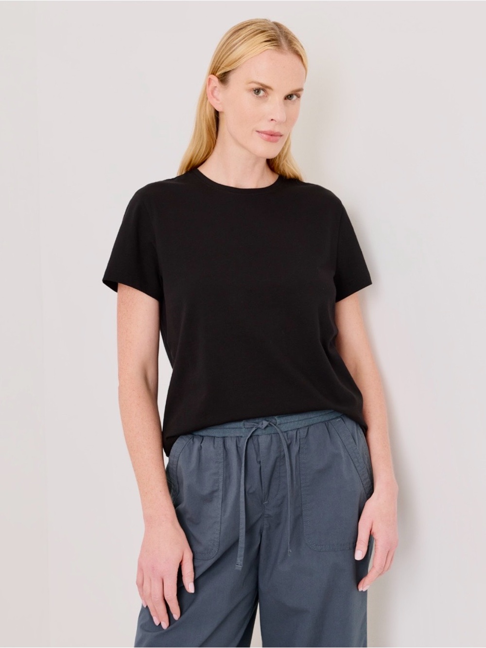 Pact Organic Luxe Essential Crewneck T shirt